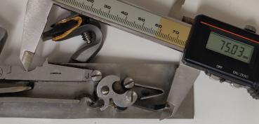 Preview: Chambers Siler Steinschloss links mit Blankoschlossplatte